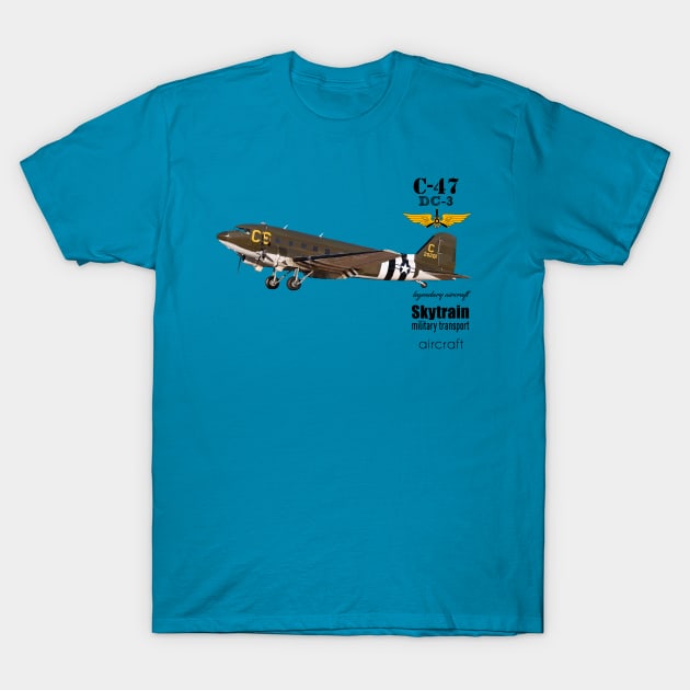 C-47 DC-3 T-Shirt by sibosssr